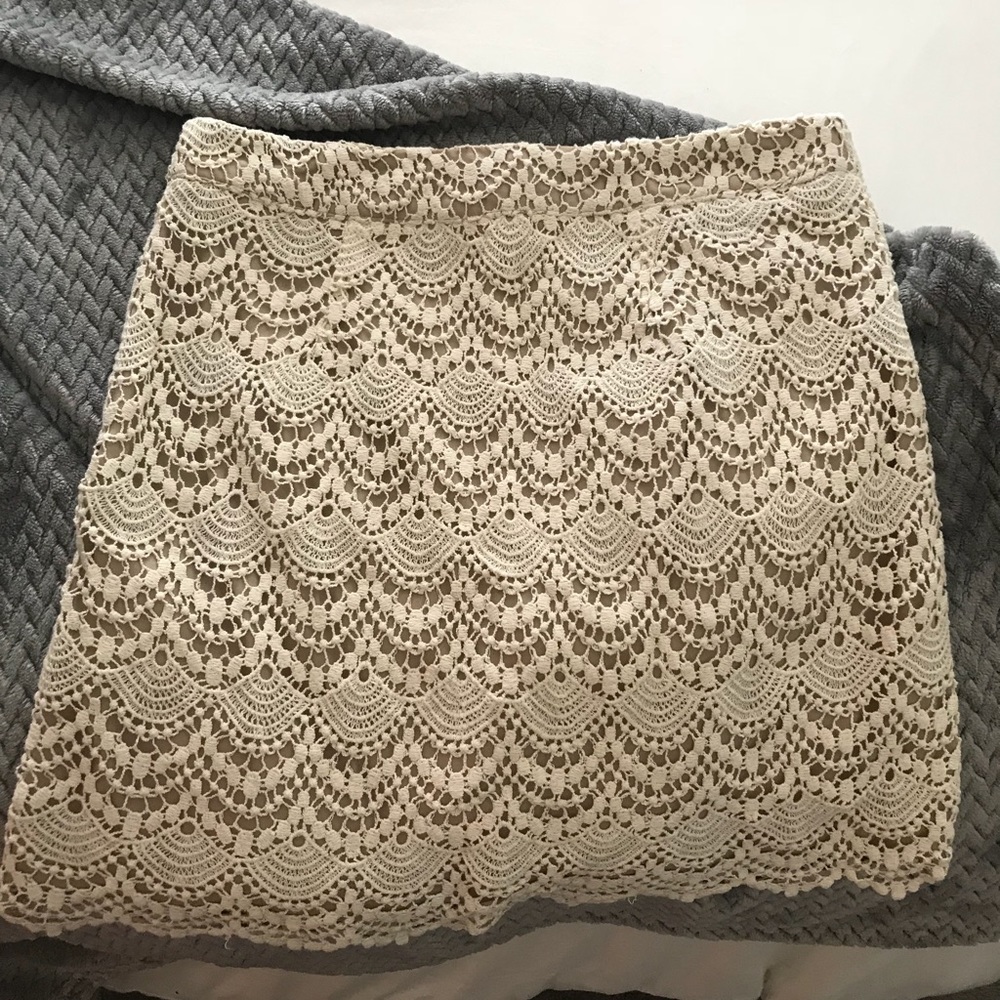 Crochet style skirt